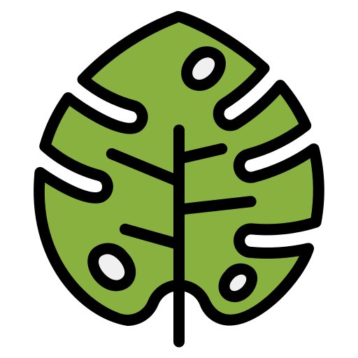 Monstera Generic color lineal-color icon