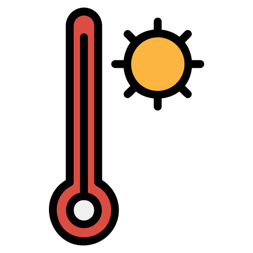 temperatura Generic color lineal-color icona