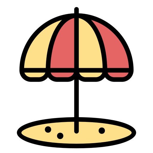 파라솔 Generic color lineal-color icon