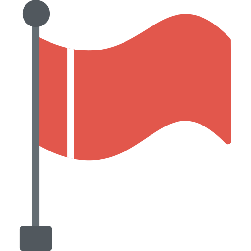 깃발 Generic color fill icon