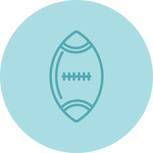 rugby Generic color fill icono