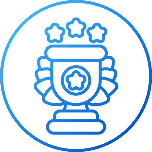Trophy cup Generic gradient outline icon