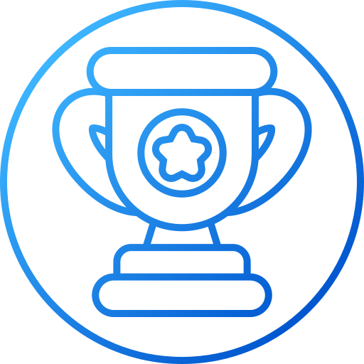 Trophy cup Generic gradient outline icon