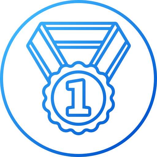 1st prize Generic gradient outline icon