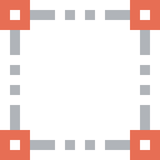 kwadrat Pixelmeetup Flat ikona
