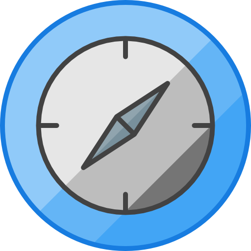 Compass Inipagistudio Lineal Color icon