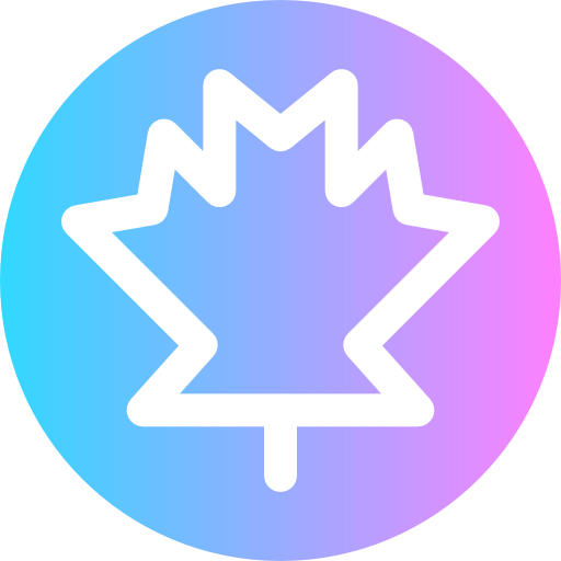 Maple leaf Super Basic Rounded Circular icon
