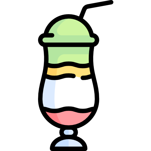 Milkshake Special Lineal color icon