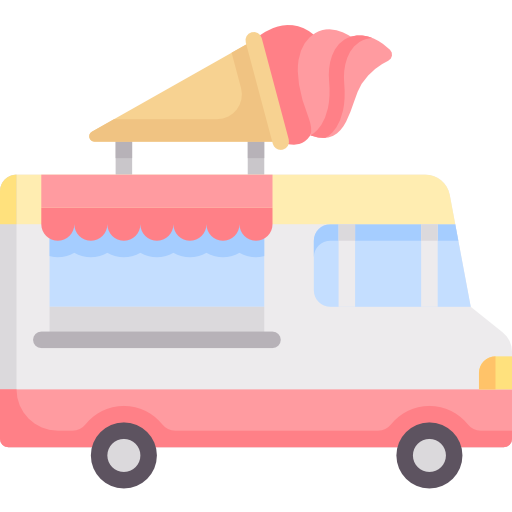 アイスクリーム販売車 Special Flat icon