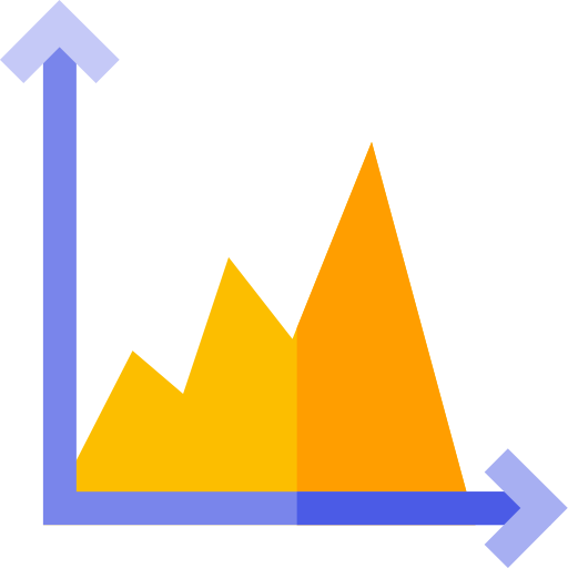 diagrama Basic Straight Flat icono
