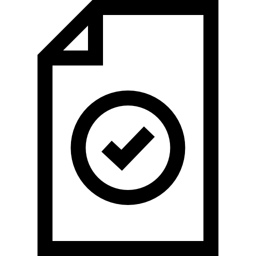 문서 Basic Straight Lineal icon