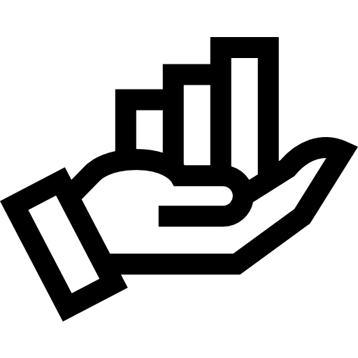 croissance Basic Straight Lineal Icône