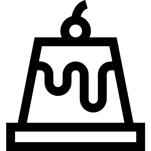 デザート Basic Straight Lineal icon