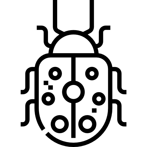 甲虫 Detailed Straight Lineal icon