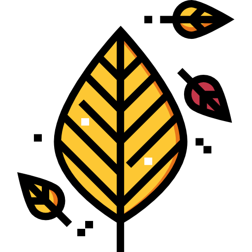 잎 Detailed Straight Lineal color icon