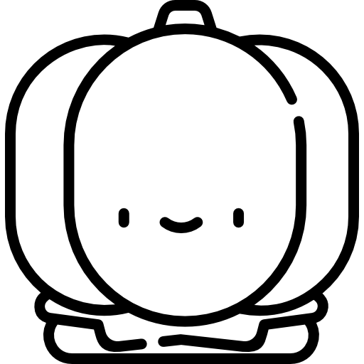 Тыква Kawaii Lineal иконка