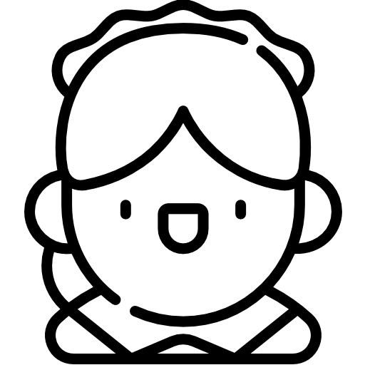 Горничная Kawaii Lineal иконка