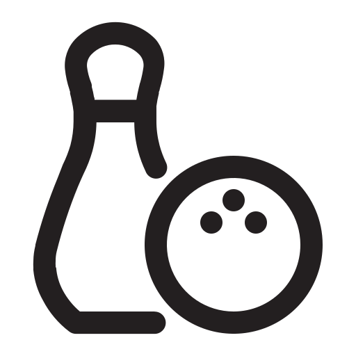 Bowling Generic outline icon
