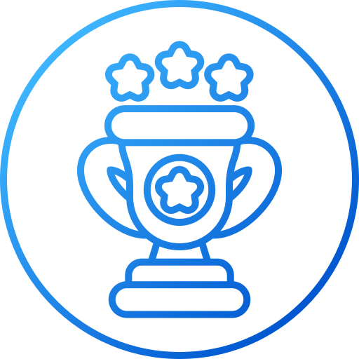 coppa del trofeo Generic gradient outline icona