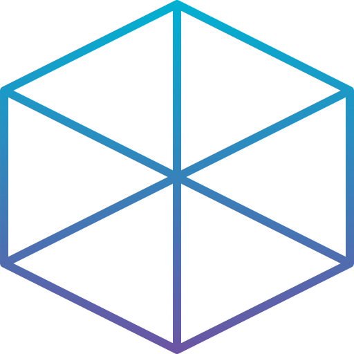 geometrisch Generic gradient outline icoon