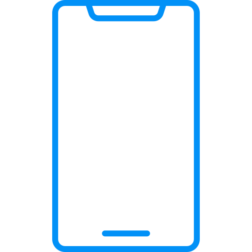 Mobile phone Generic color outline icon