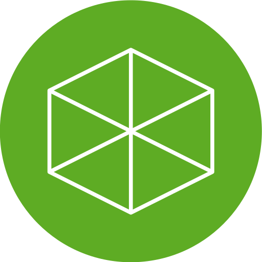 幾何学的な Generic color fill icon