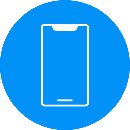 mobiltelefon Generic color fill icon