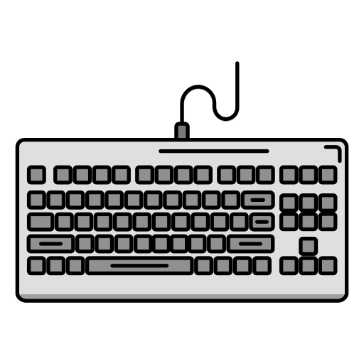 キーボード Generic color lineal-color icon