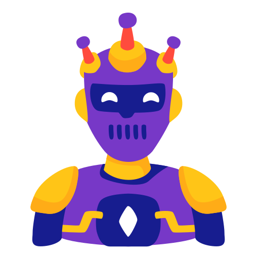 robot Generic color fill icono