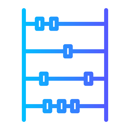 arithmétique Generic gradient outline Icône