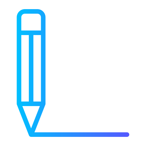 lápis Generic gradient outline Ícone