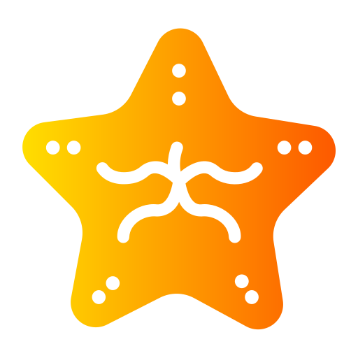 stella marina Generic gradient fill icona