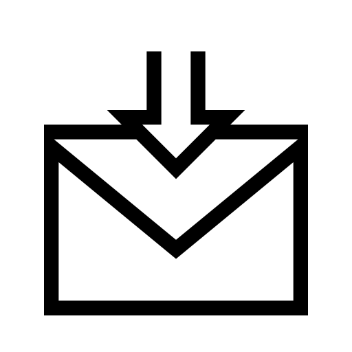 メール受信 Generic black outline icon