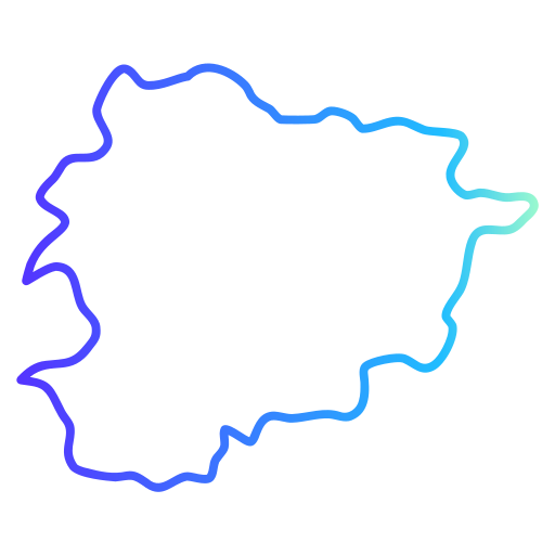 andorra Generic gradient outline Ícone