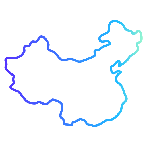 中国 Generic gradient outline icon