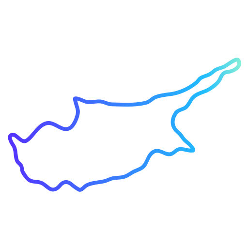 Кипр Generic gradient outline иконка