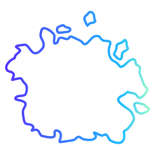 Micronesia Generic gradient outline icon