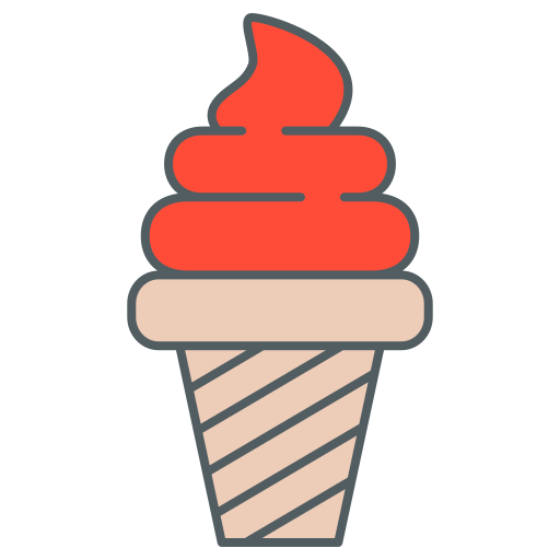 sorvete de casquinha Generic color lineal-color Ícone