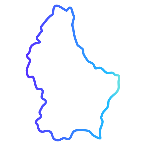 luxembourg Generic gradient outline Icône