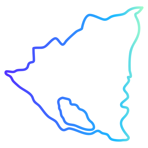 Никарагуа Generic gradient outline иконка