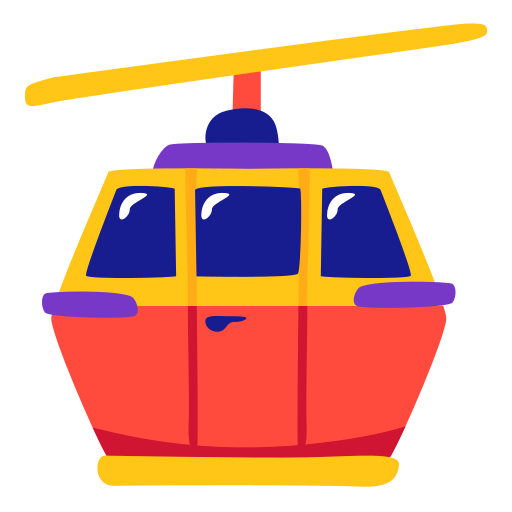 케이블카 Generic color fill icon