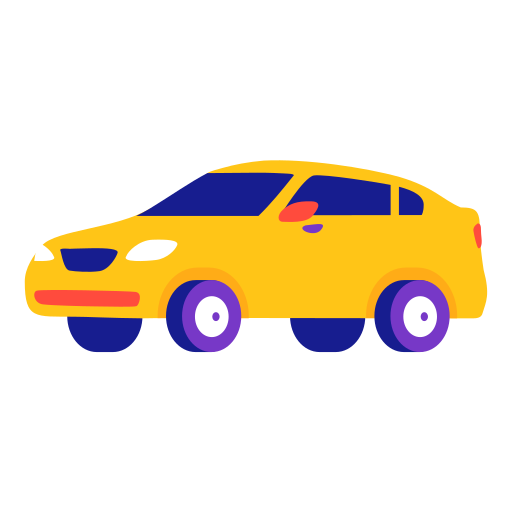 Sport car Generic color fill icon
