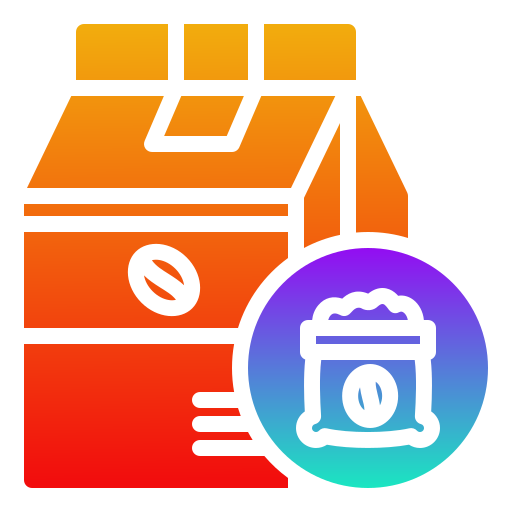 コーヒーバッグ Generic gradient fill icon