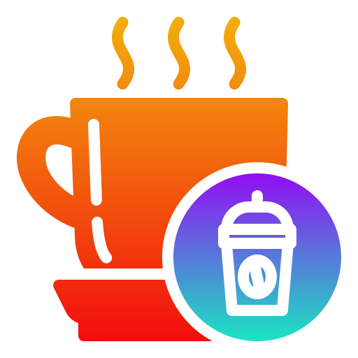 コーヒーカップ Generic gradient fill icon