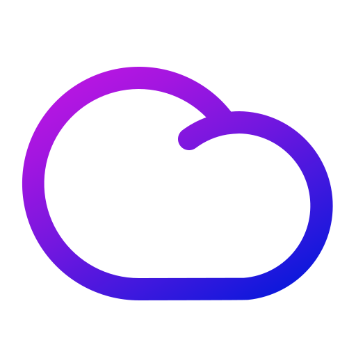 Cloud Generic gradient outline icon