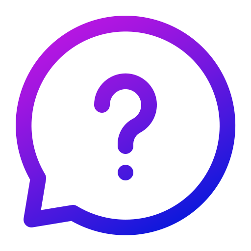 Questions Generic gradient outline icon