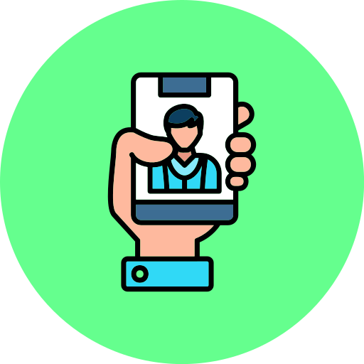 selfies Generic color lineal-color icon