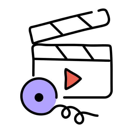 claqueta Generic color lineal-color icono