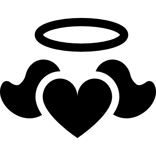 alas de corazon  icono