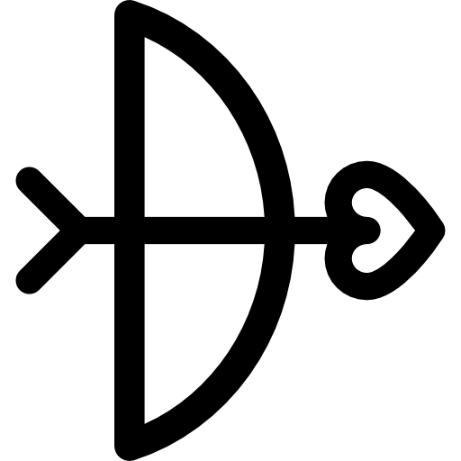 Bow and arrow  icon